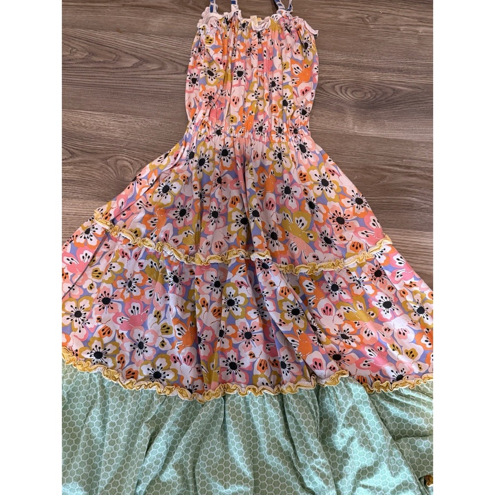 Matilda Jane Tell Me More Floral Maxi Dress The Adventure Begins Girls size 8 - Picture 5 of 15